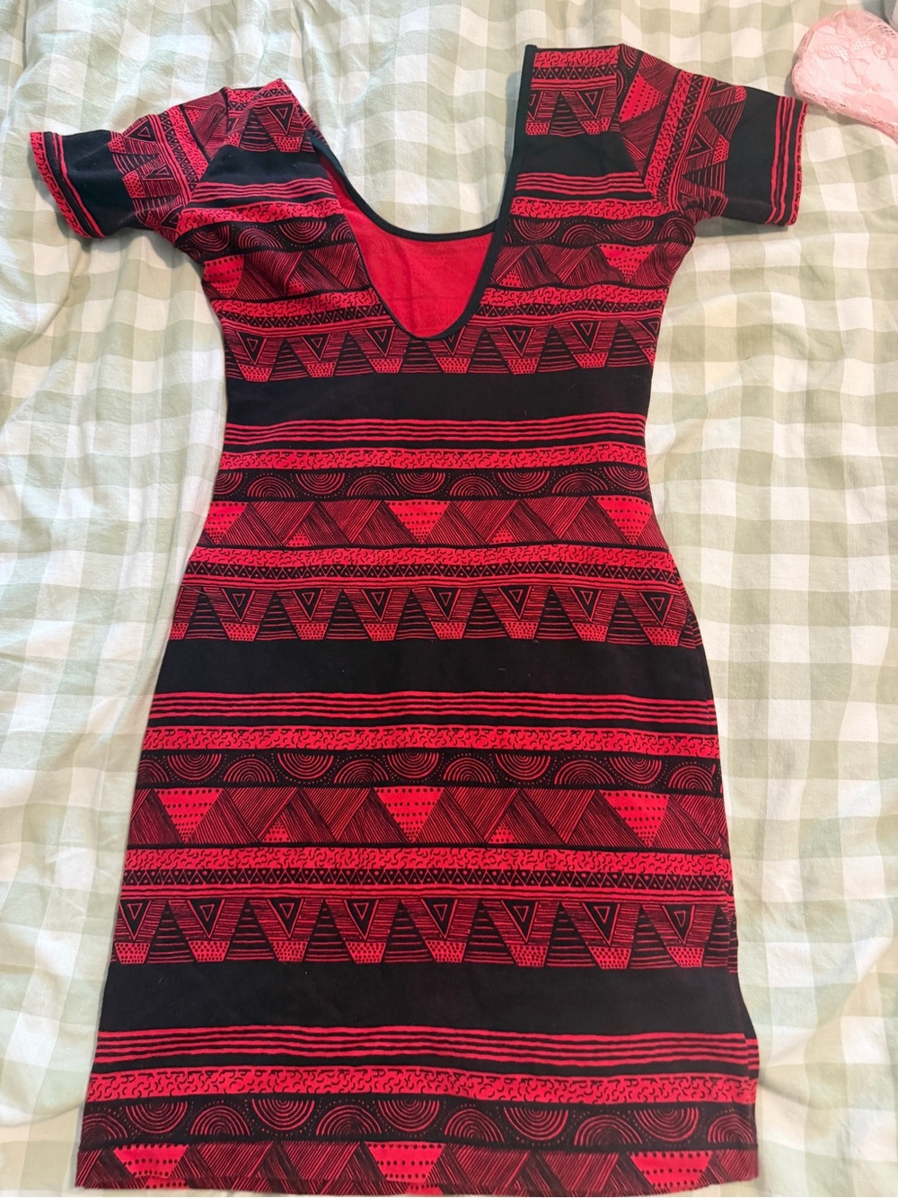 American apparel Red dress size large